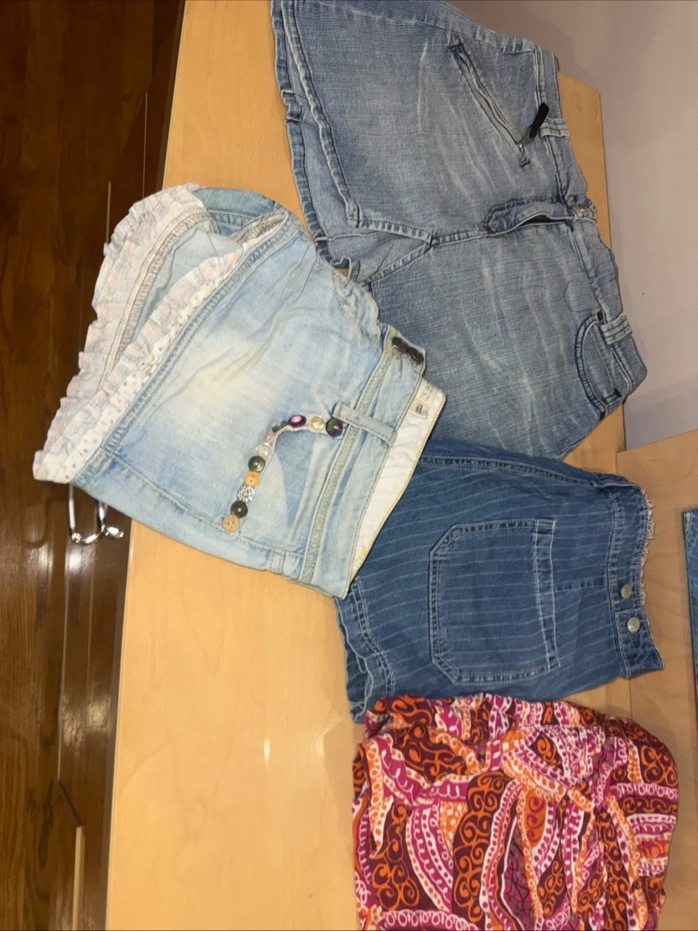 Lots Of 9 NEW & not Denim Pants/Shorts/Skirts: Zara Loft Abercrombie Gap Sz 6/8 - Picture 10 of 12